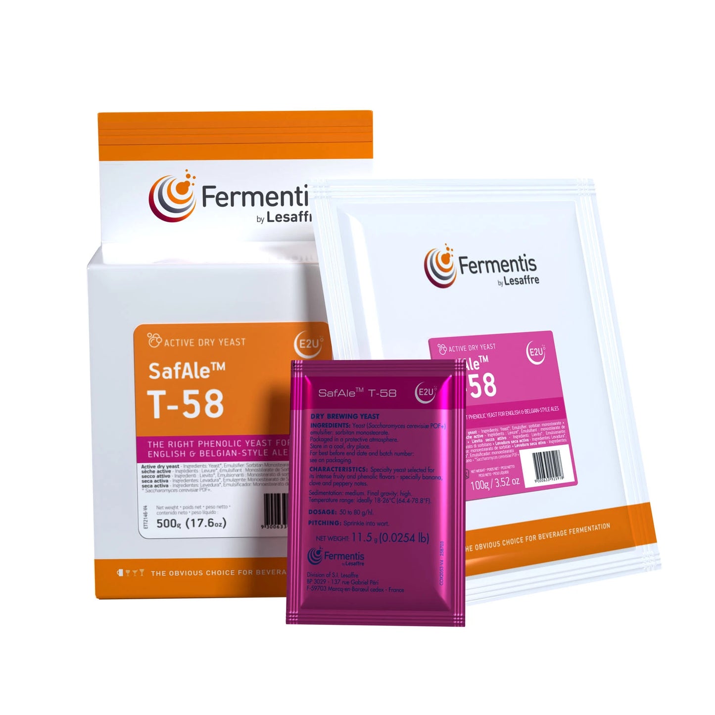 ยีสต์ทำเบียร์ SafAle T-58 Fermentis