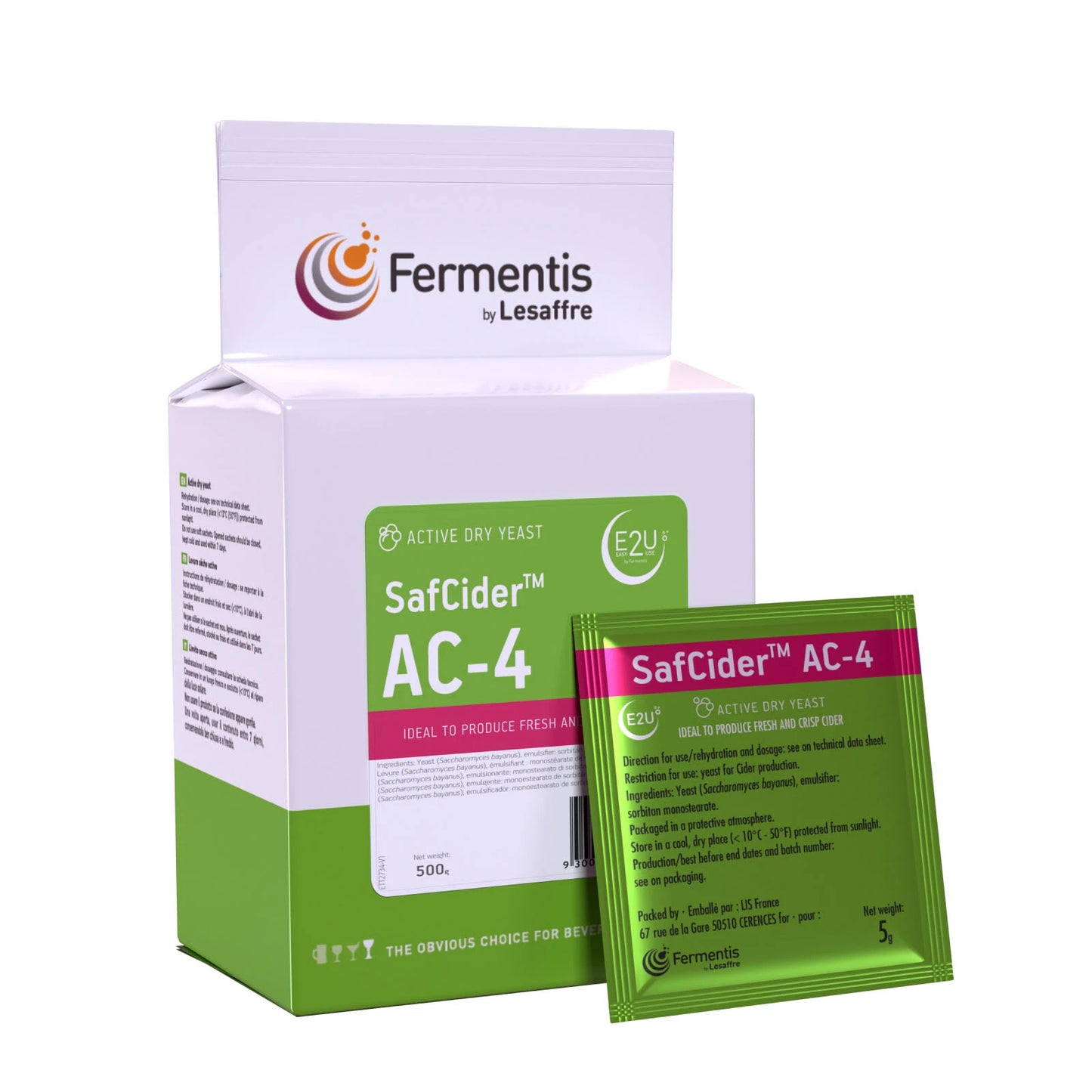 ยีสต์ทำไซเดอร์ SafCider AC-4 Fermentis