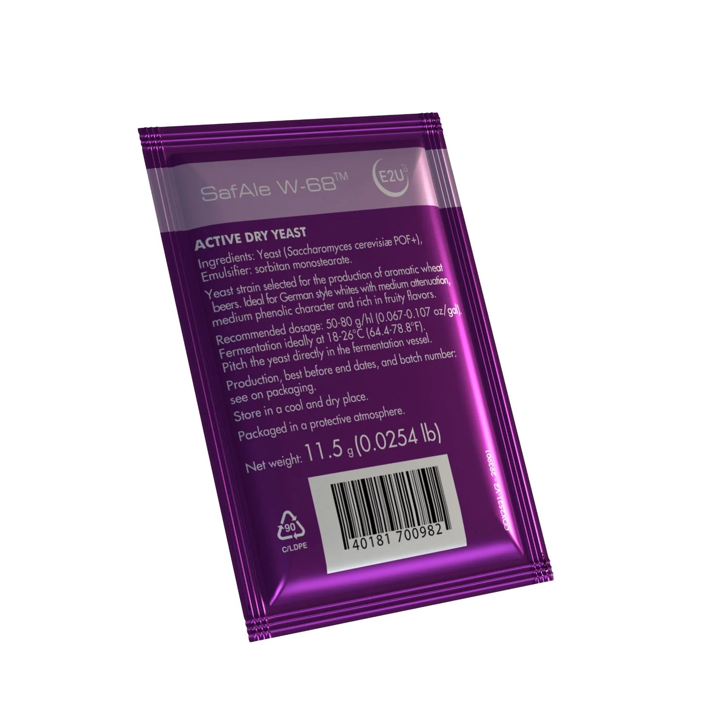 ยีสต์ทำเบียร์ SafAle W-68 Fermentis