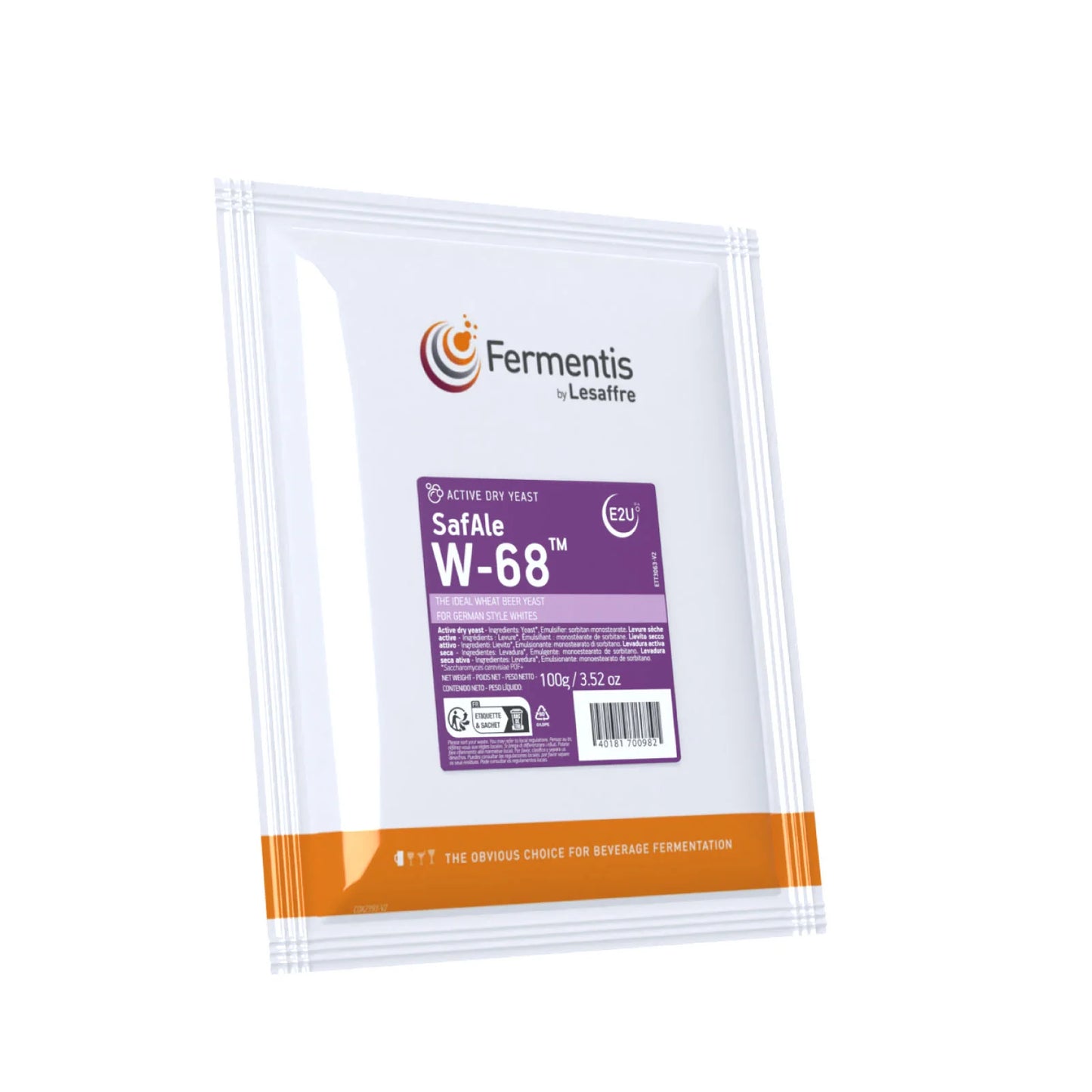 ยีสต์ทำเบียร์ SafAle W-68 Fermentis