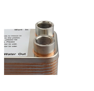 วอร์ทชิลเลอร์ แบบ 30 แผ่น Wort Chiller 30 Plate Chiller