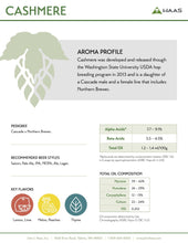 Load image into Gallery viewer, ฮอป ทำเบียร์ Cashmere hops คราฟท์ คอมโพเนนท์