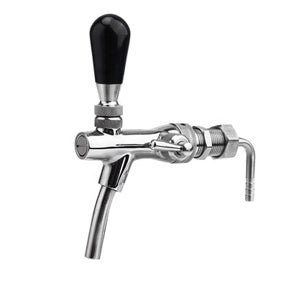 ก๊อกเบียร์โฟลคอนโทรล ก้าน 5/8" European CO2 Tap Flow Control with 5/8" Shank (Chrome)