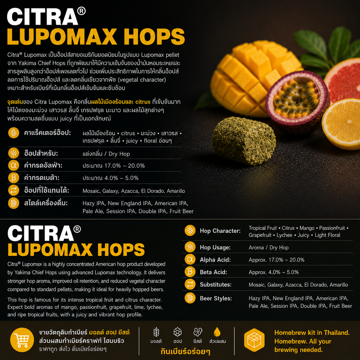 2025 Citra Lupomax Hops