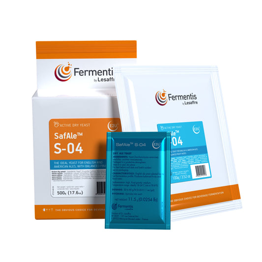 ยีสต์ทำเบียร์ SafAle S-04 Fermentis