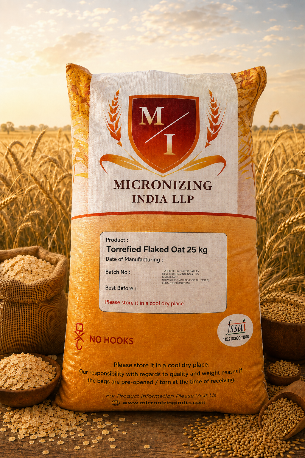 Torrefied Flaked Oat (Standard EBC)
