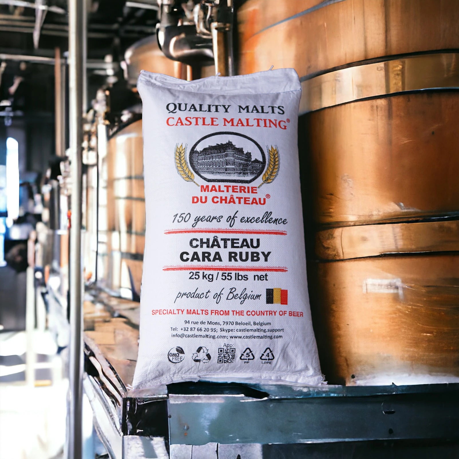 Chateau Cara Ruby Castle Malting® มอลต์ทำเบียร์ | Craft Components