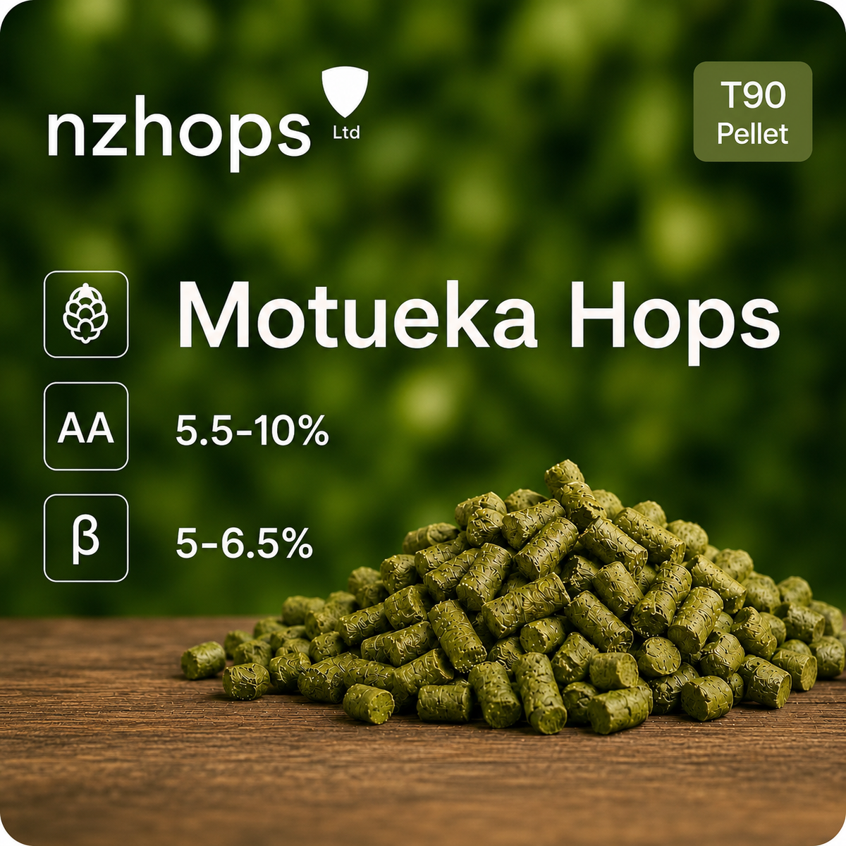 2026 Motueka Hops (Pellet) - โมตูเอก้า ฮอป (เพลลิท)