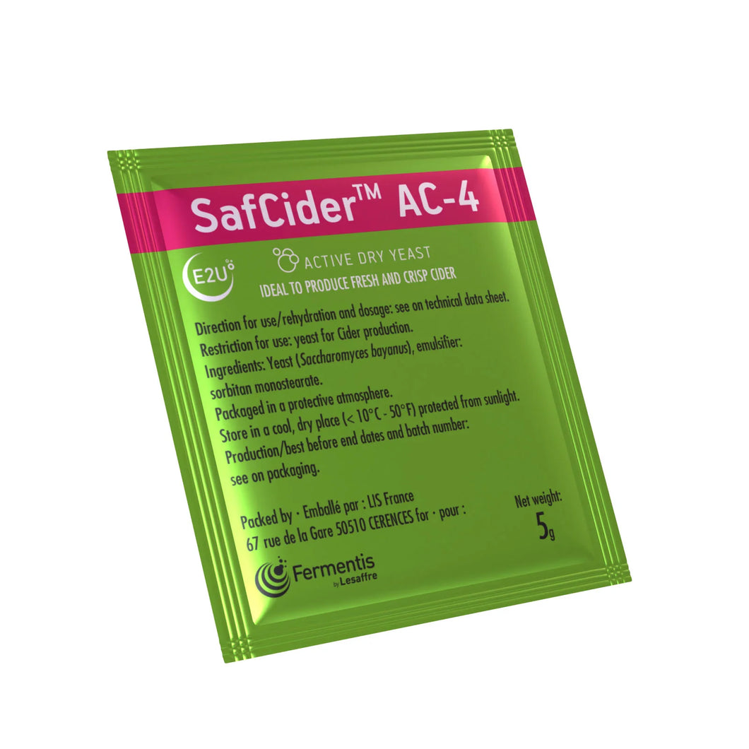 ยีสต์ทำไซเดอร์ SafCider AC-4 Fermentis