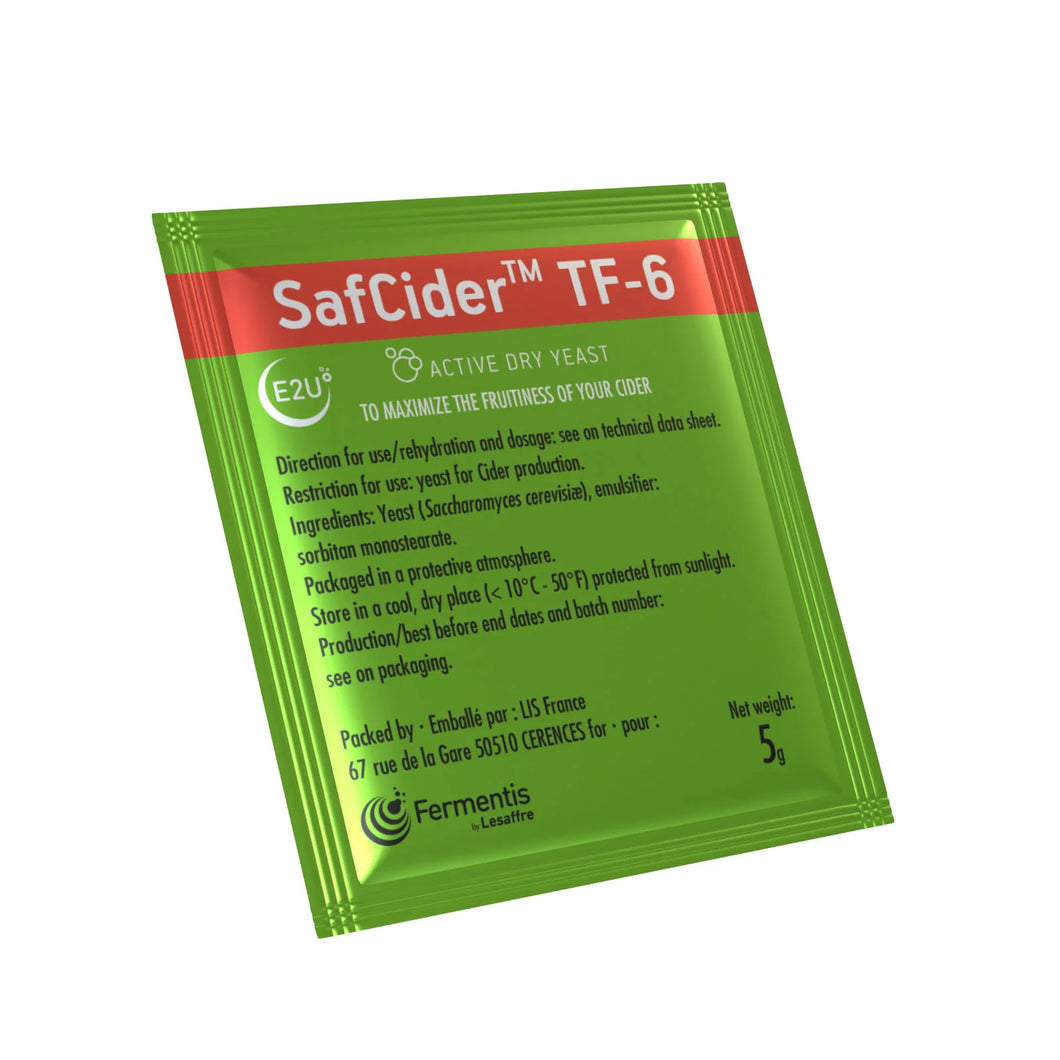 ยีสต์ทำไซเดอร์ SafCider-TF-6-Fermentis