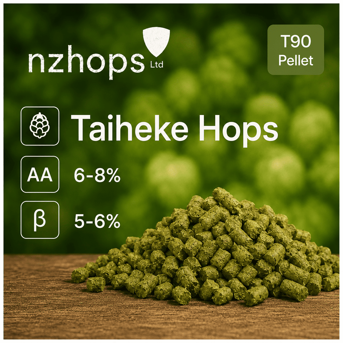 2026 Taiheke Hops (Pellet) - ไทเฮเค ฮอป (เพลลิท)