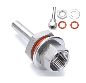 ชุดเทอร์โมเวลล์ 2.5" พร้อมข้อต่อตัวผู้ 1/2"- 2.5" SS Thermowell with 1/2" NPT Fitting