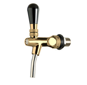 ก๊อกเบียร์ ก้าน 5/8" สีทอง Standard CO2 Tap with 5/8" Shank (Gold)