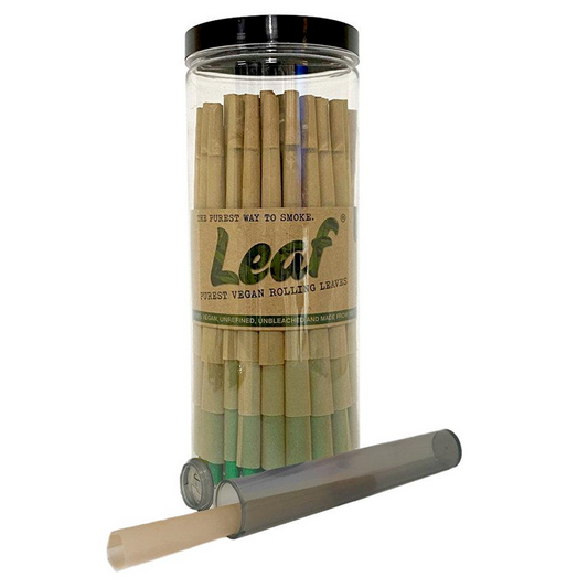 LEAF Pre-Rolled Cones (100's) กระดาษ ม้วน กัญชา กระดาษ โรล กระดาษ พันลำ เฮมพ์ กัญชง HEMP