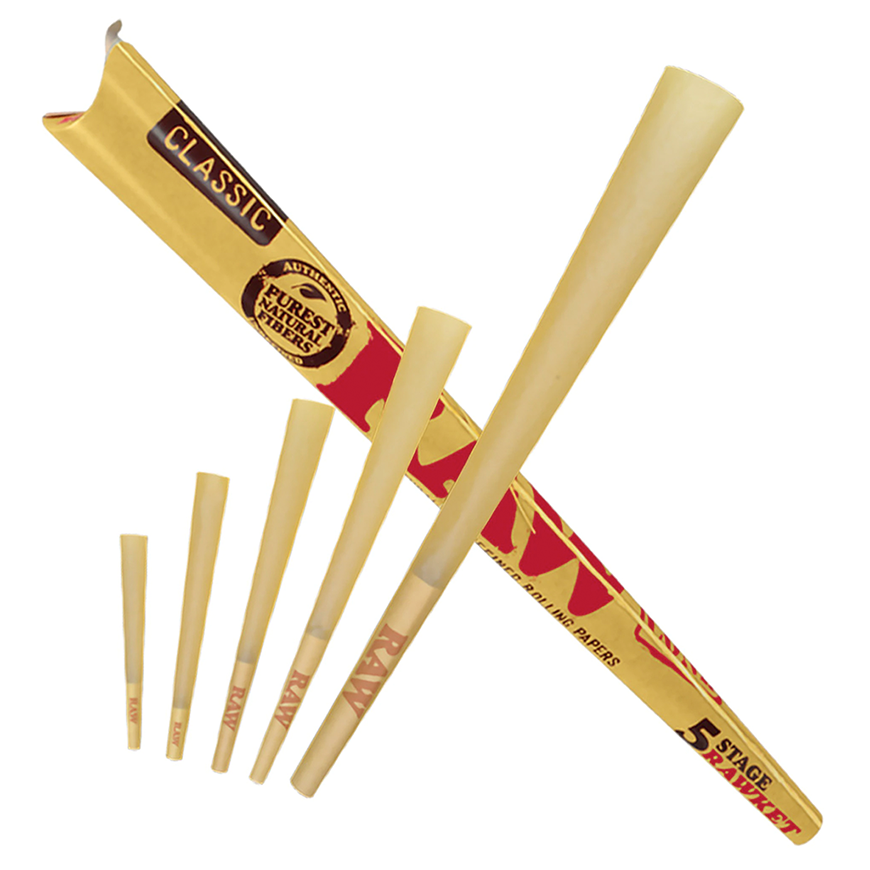 กระดาษมวน RAW Cone - 5 Stage RAWket