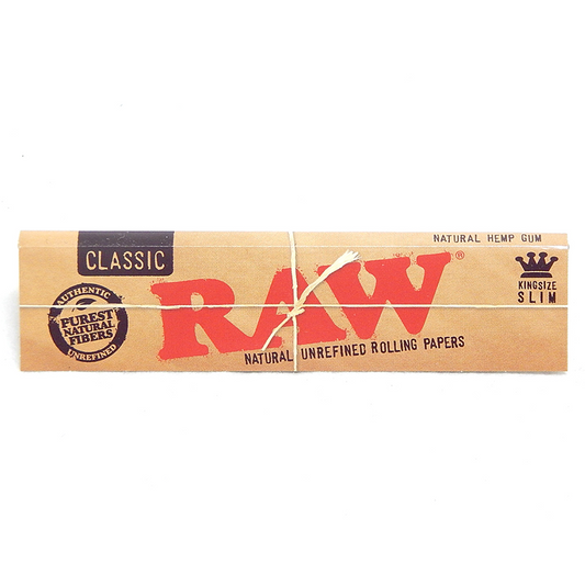 กระดาษมวน RAW Classic King Size Slim กระดาษ ม้วน กัญชา กระดาษ โรล กระดาษ พันลำ เฮมพ์ กัญชง HEMP